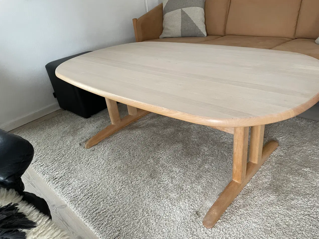 Billede 2 - Sofabord , sæbebehandlet bøg