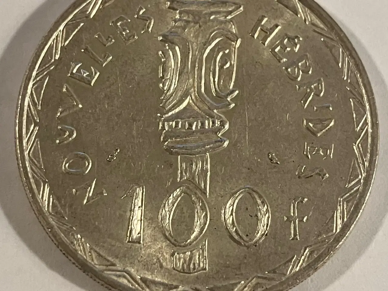 Billede 1 - 100 Francs Vanuatu New Hebrides 1966