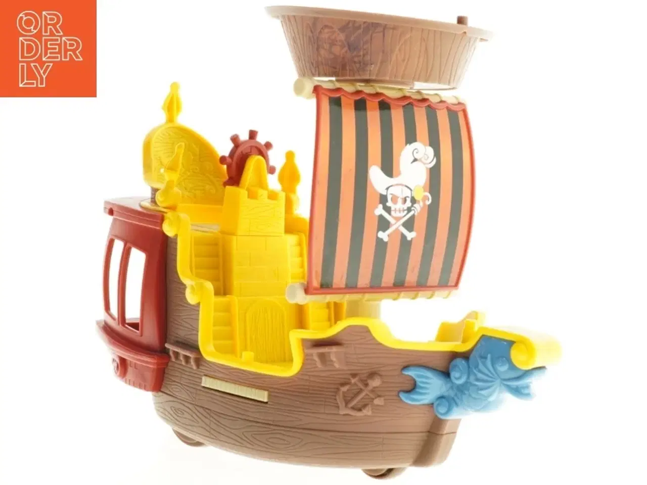 Billede 1 - Farverigt plastik piratskib (str. 25 x 30 x 12 cm)