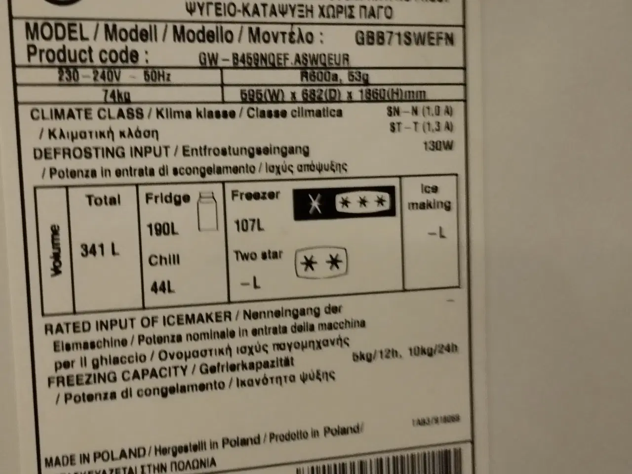 Billede 6 - LG køle fryseskab