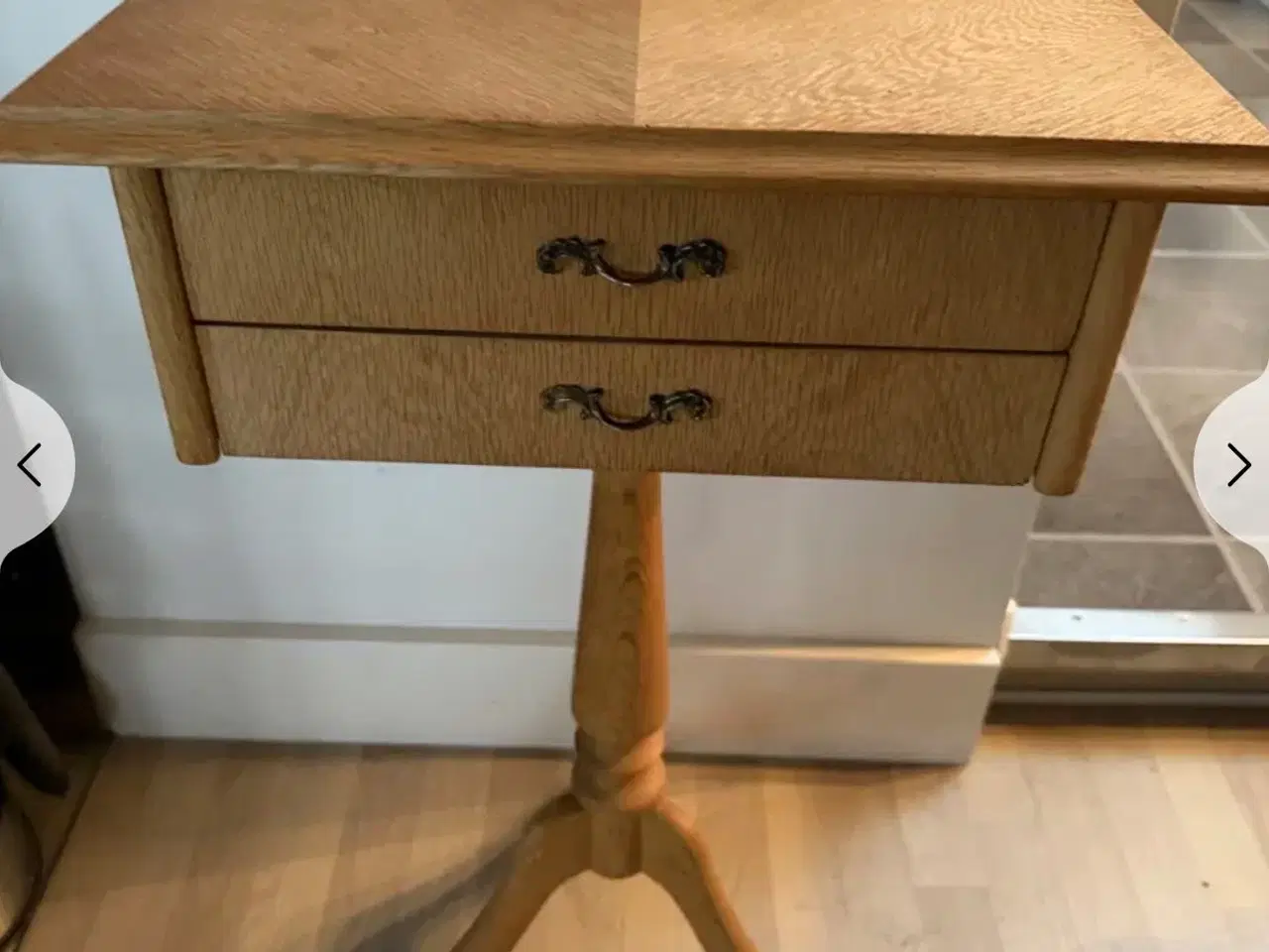 Billede 1 - Sybord - syret egetræ