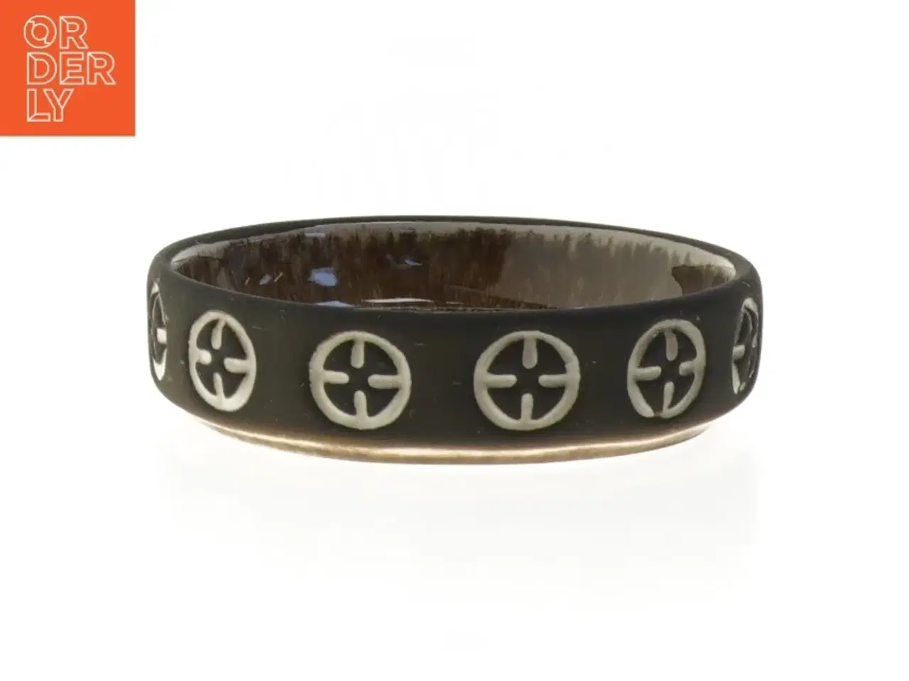 Billede 1 - Dansk Lille dekorativ keramikskål (str. Ø 14 cm)