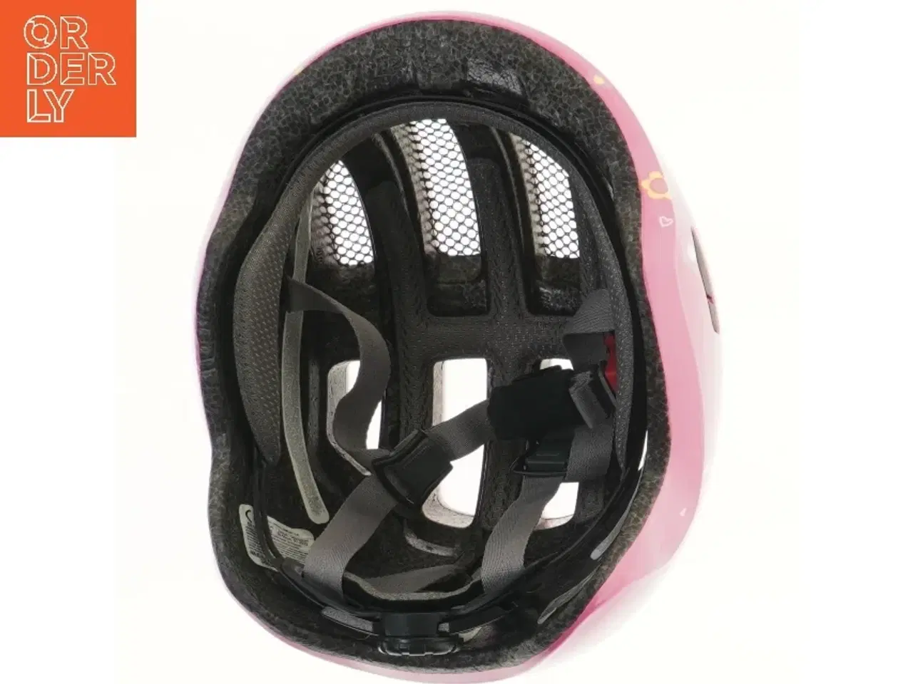 Billede 3 - Børnehjelm med blomsterdesign fra Abus (str. størrelse 50-55 cm, ø 19 cm)