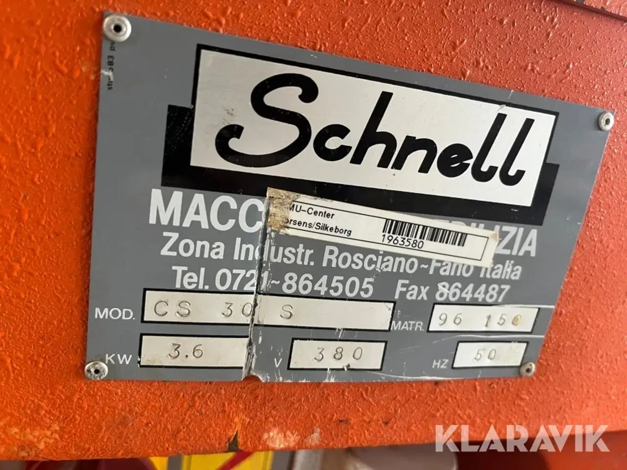 Billede 6 - Armeringsjern klipper Schnell CS 30 S