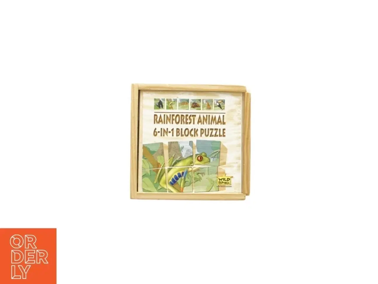 Billede 1 - Rainforest animal - seks puslespili et