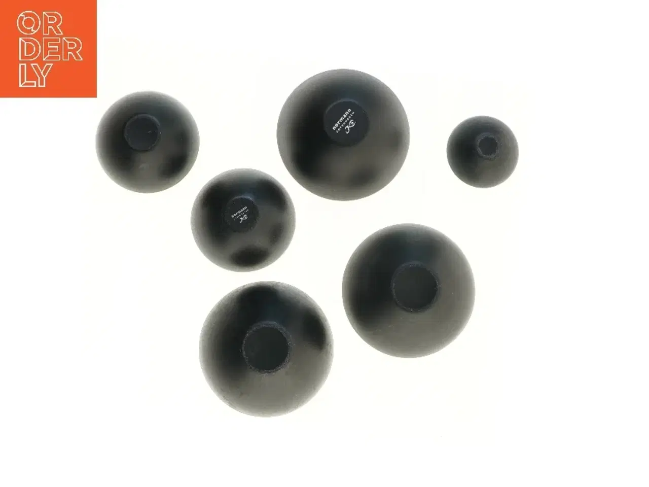 Billede 2 - Farvede skåle, krenit (str. Ø 16 & 12,5 & 9 cm) fra Normann Copenhagen