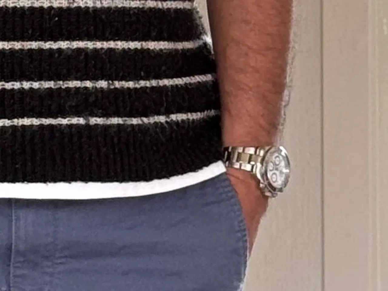 Billede 9 - Technos daytona panda urskive i flot stand .