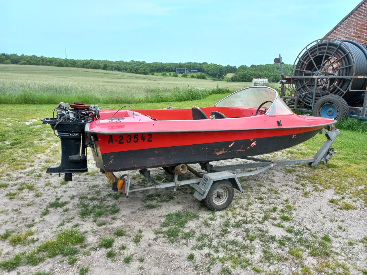 Billede 3 - Spedbåd 14" Sunwind på Brenderup trailer