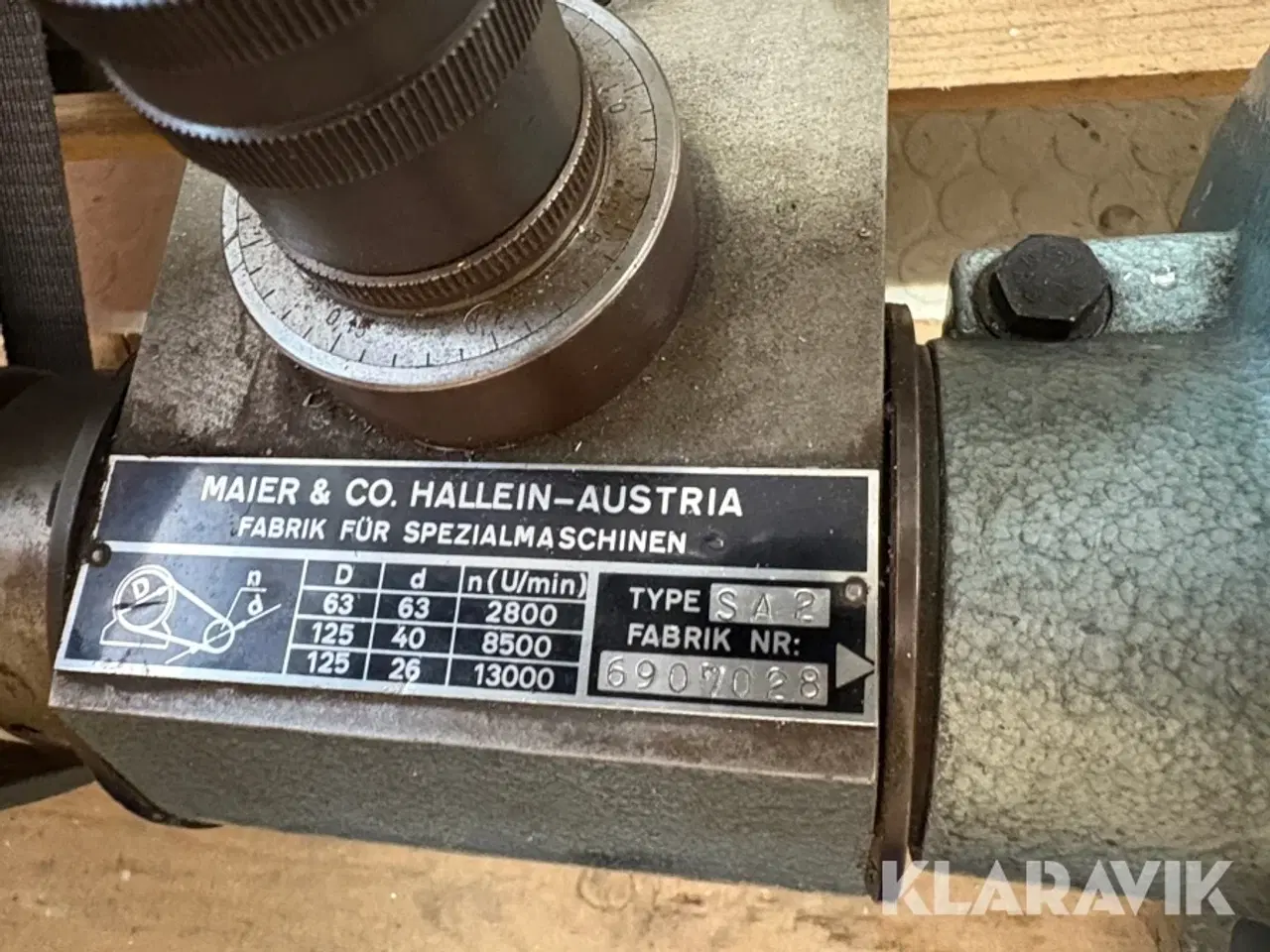 Billede 4 - Rundsliber Maier & Co SA2 med tilbehør