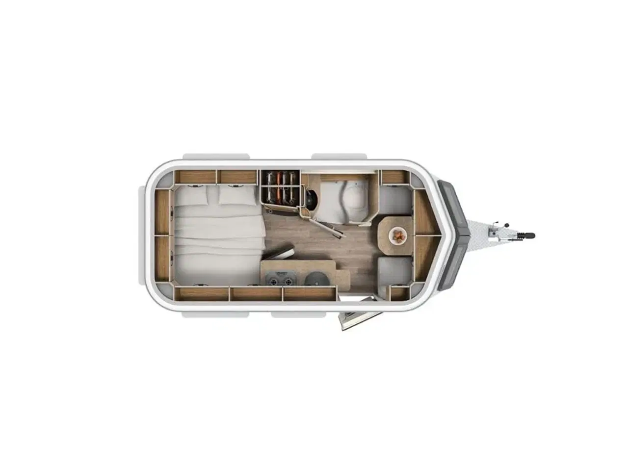 Billede 1 - 2026 - Eriba Touring 430 Legend   Lækker rejsevogn med fast dobbeltseng fra Hinshøj Caravan