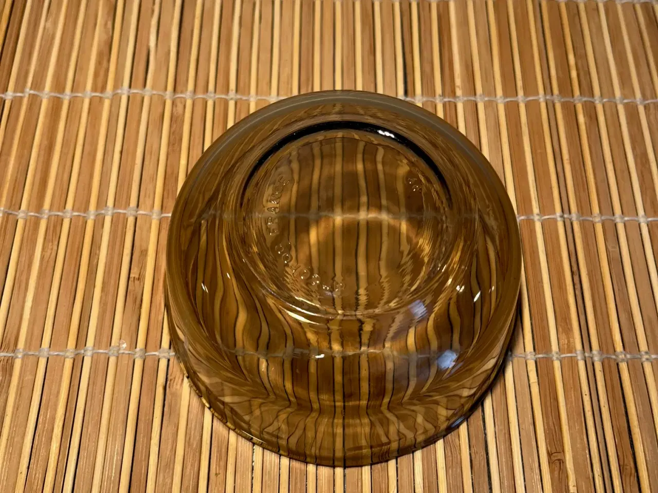 Billede 2 - Smuk retro Arcoroc skål i røgfarvet glas - vintage