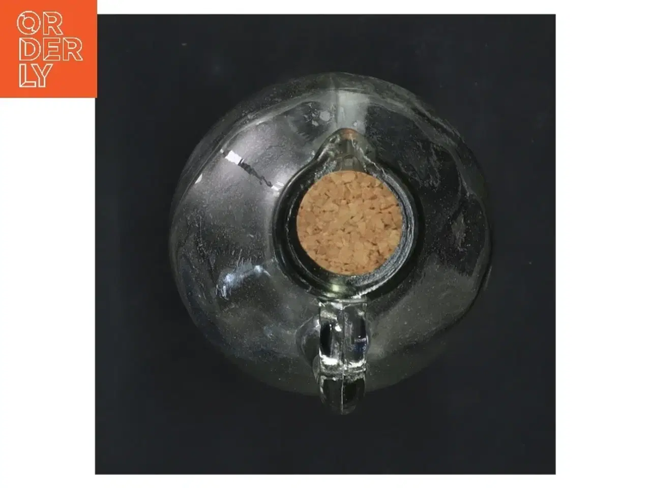 Billede 3 - Flot glasflaske med korkprop-låg (str. 21 cm)