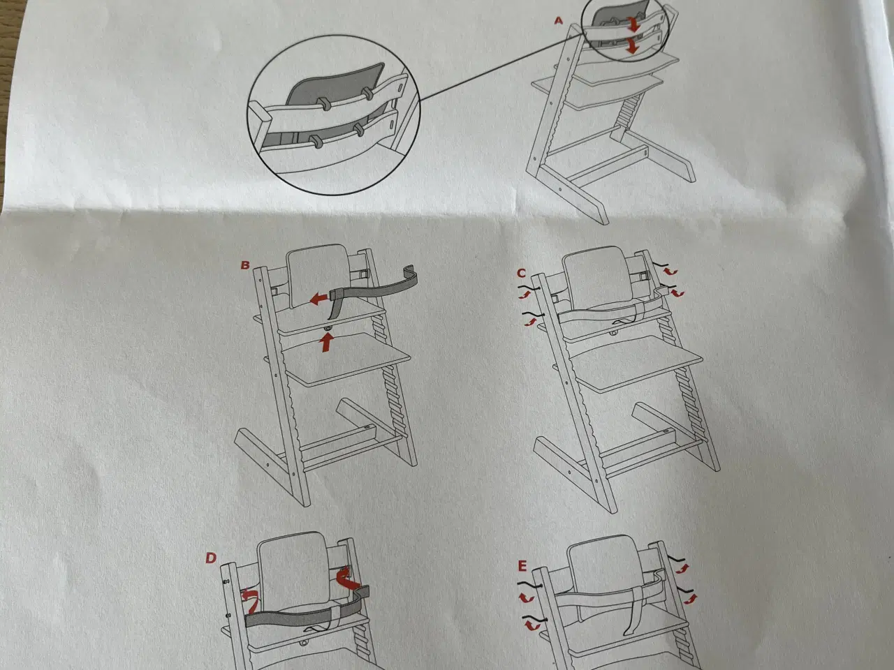 Billede 5 - Hvidt ryglæn til Stokke Trip Trap stol
