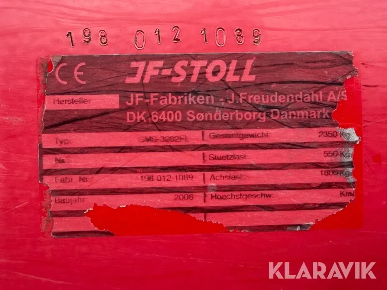 Billede 10 - Kartoffeloptager / sten-/rodfrugtopløfter JF-Stoll GMS 3202 Flex