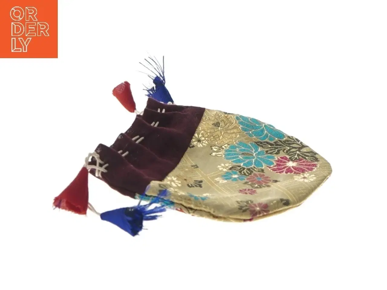 Billede 3 - Lille stof pung (str. 15x13 cm)