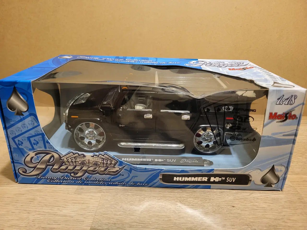 Billede 3 - Modelbil Hummer H2, Scala 1:18 Med original æske.