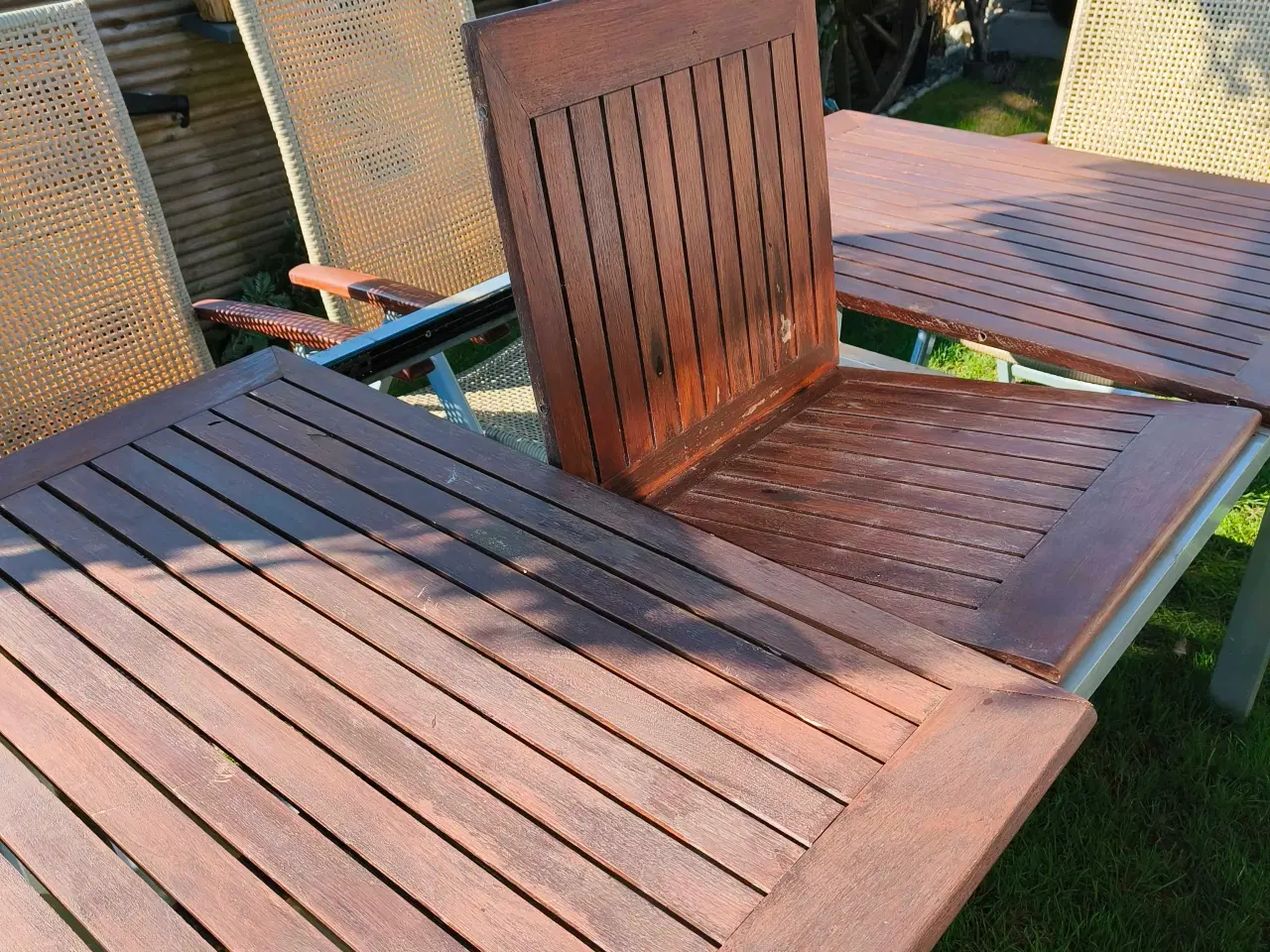 Billede 6 - Hårdttræ havemøbelsæt