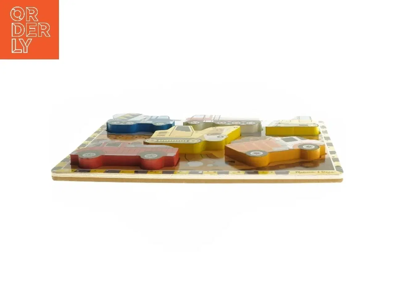 Billede 2 - Træpuslespil med byggeplads tema fra Melissa & Doug (str. 30x22,5 cm)