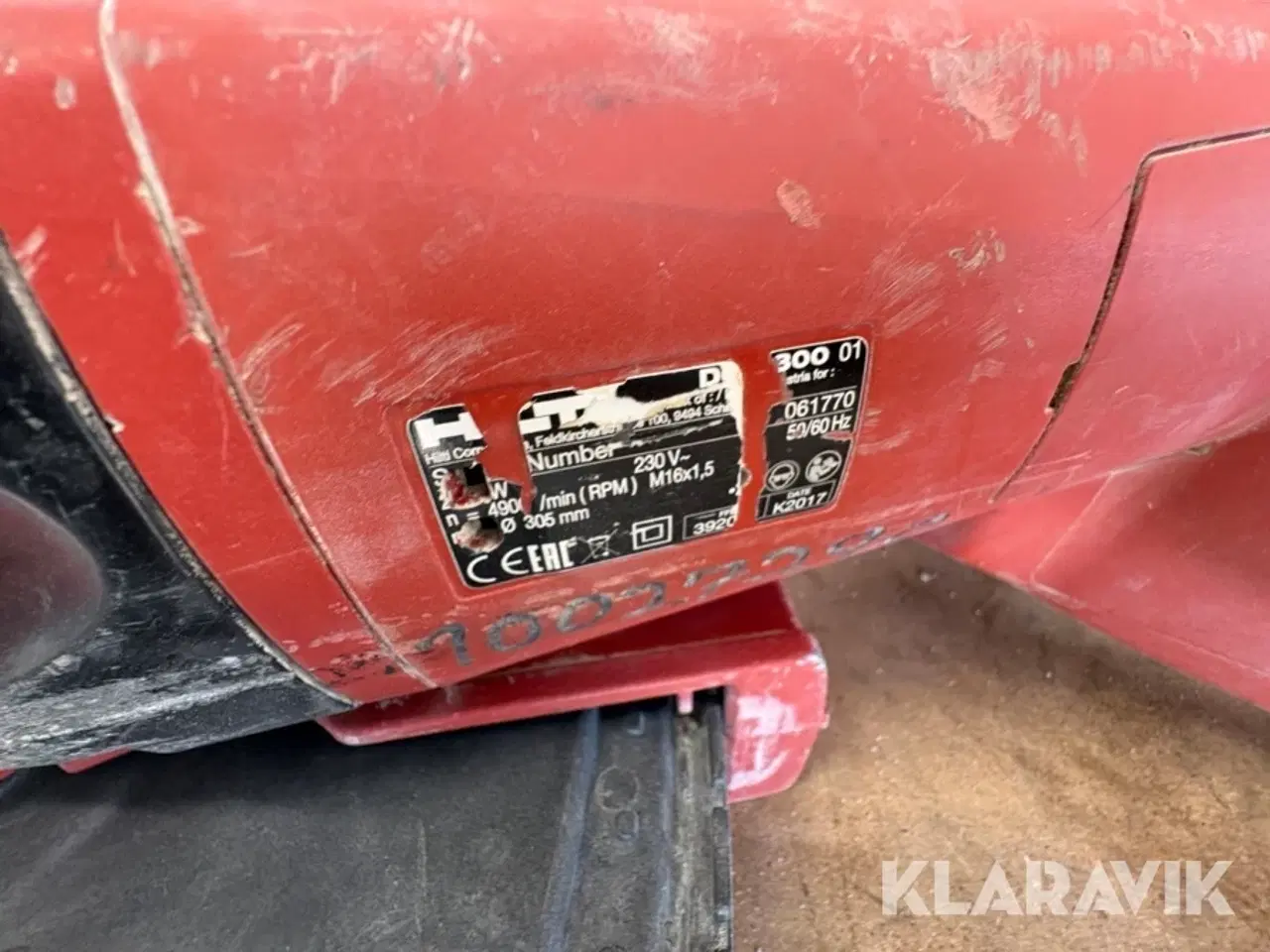 Billede 9 - Kapsav / betonsav Hilti DCH 300