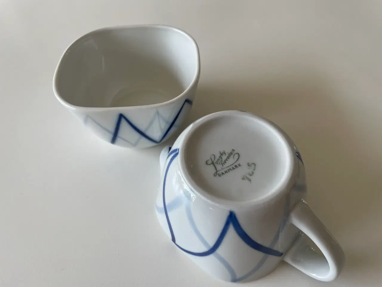 Billede 3 - Danild Lyngby Harlekin sukker og flødesæt 