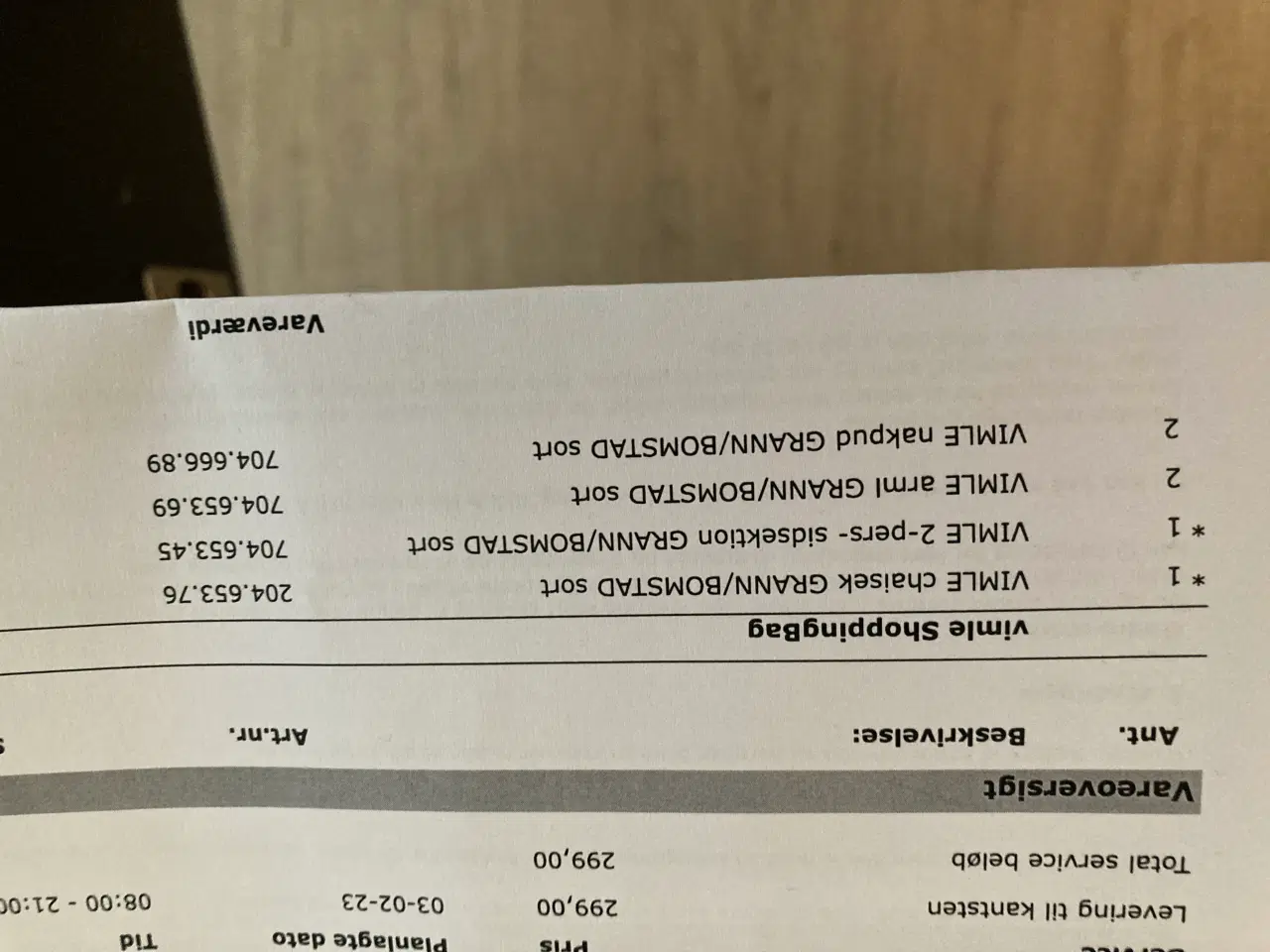 Billede 3 - Sofa med chaiselong. Læder. Vimpe sofa fra Ikea