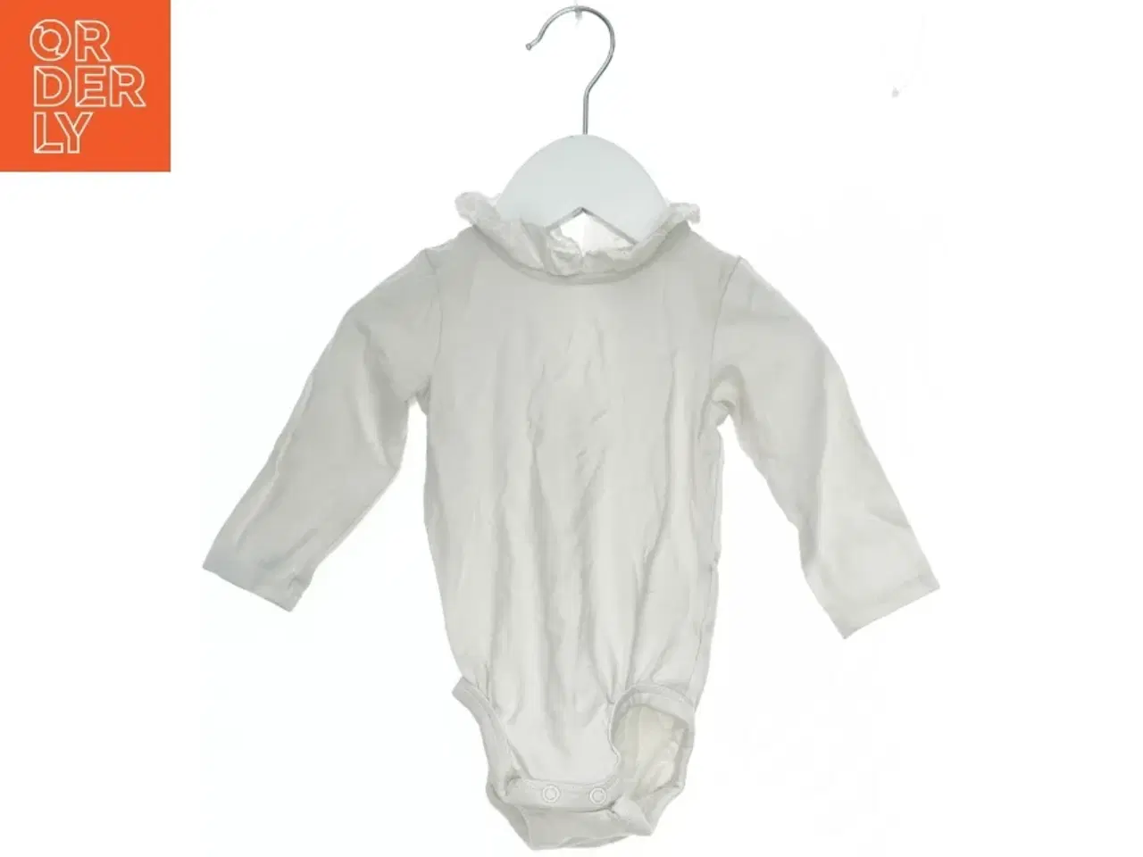 Billede 1 - Hvid bodystocking med lange ærmer fra H&M (str. 68)