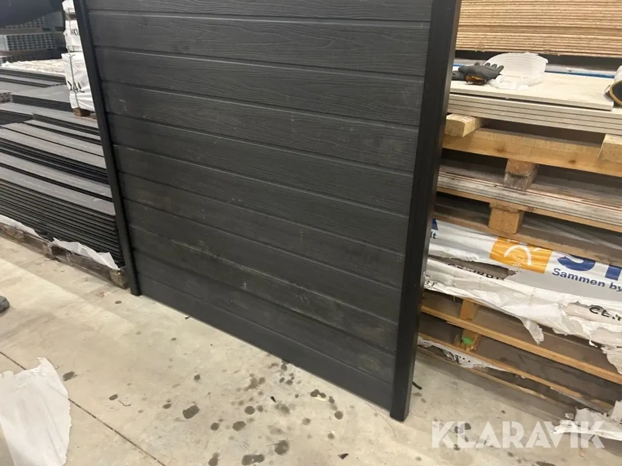 Billede 4 - Komposit hegn Kirkedal Sort 10 fag