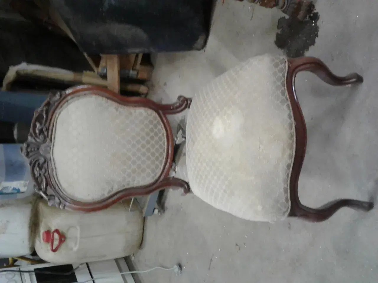 Billede 1 - Antik håndlavet stol