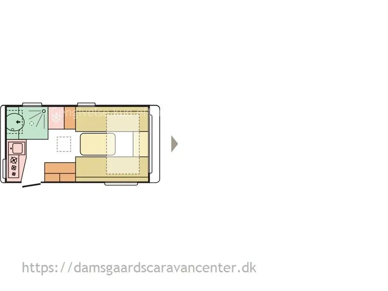 Billede 8 - 2021 - Adria Action 391 LH   Enkeltsenge-Gulvtemp.-Mover-Telt