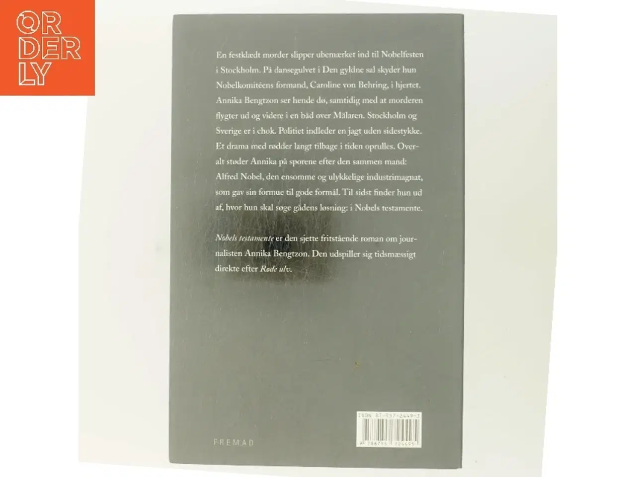 Billede 3 - Nobels testamente af Liza Marklund (Bog)