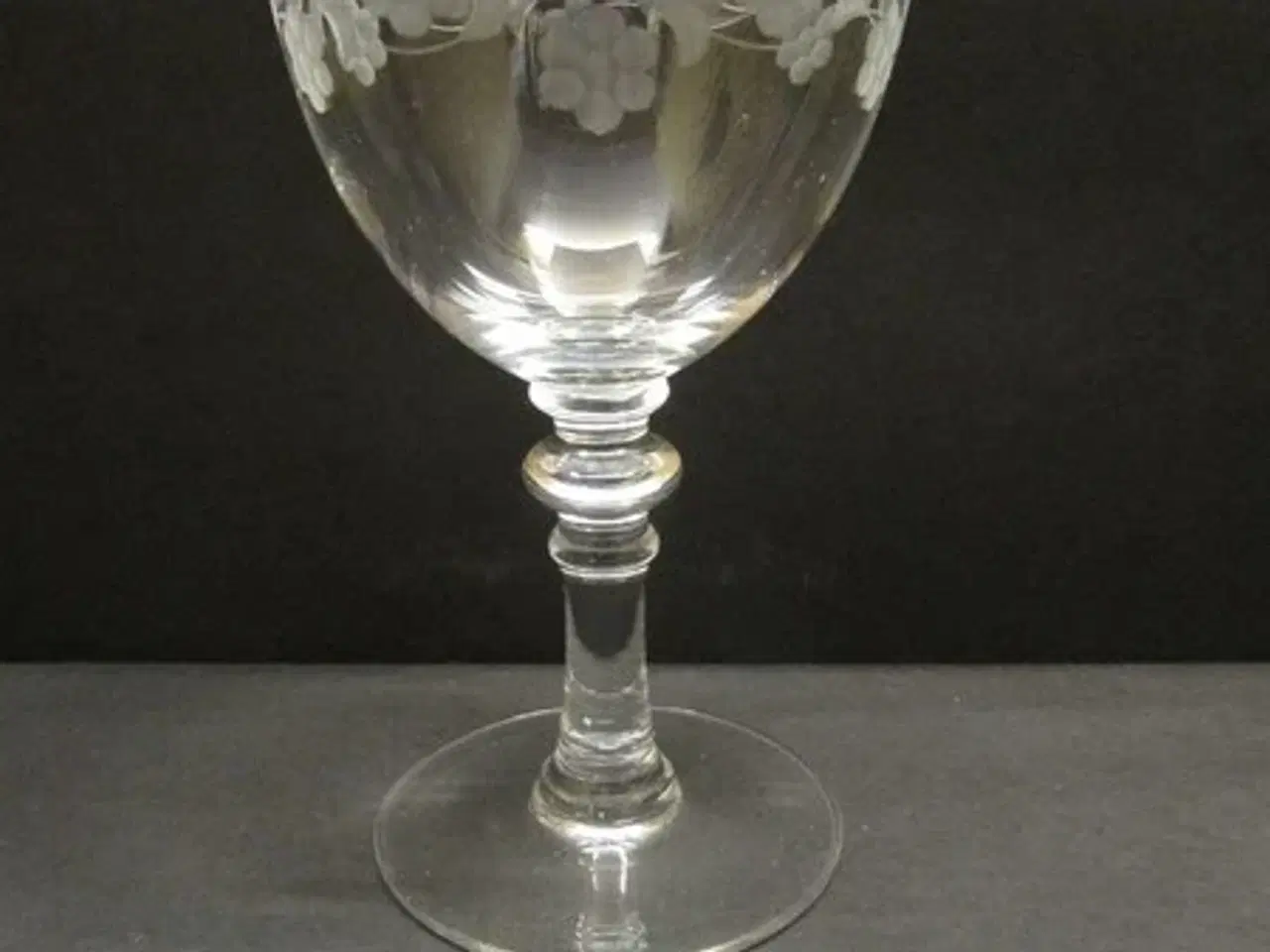 Billede 1 - Rosenborg Rødvinsglas. H:140 mm.