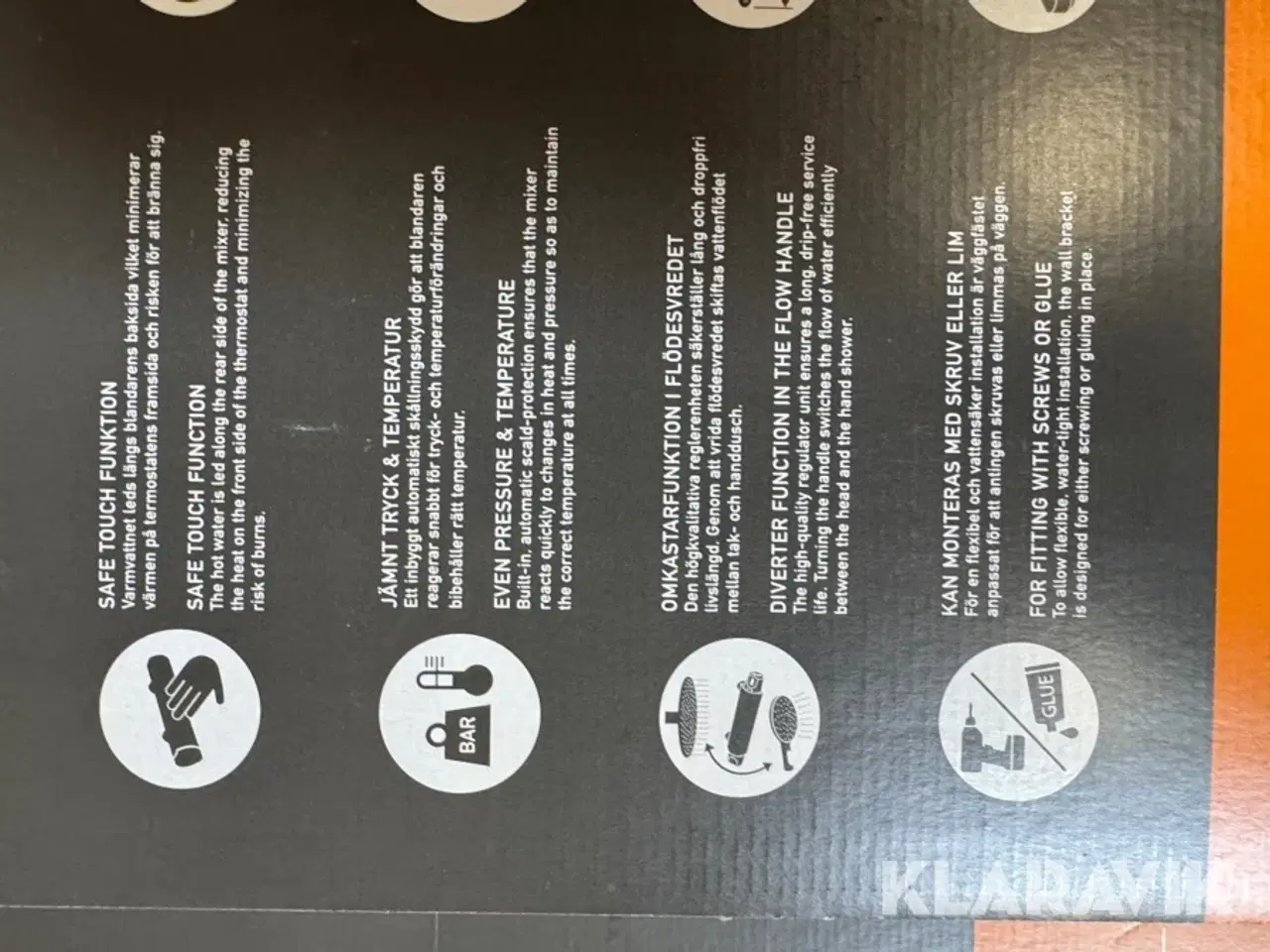 Billede 7 - Brusesæt til badeværelser Gustav Berg Estetic Round 4 styks