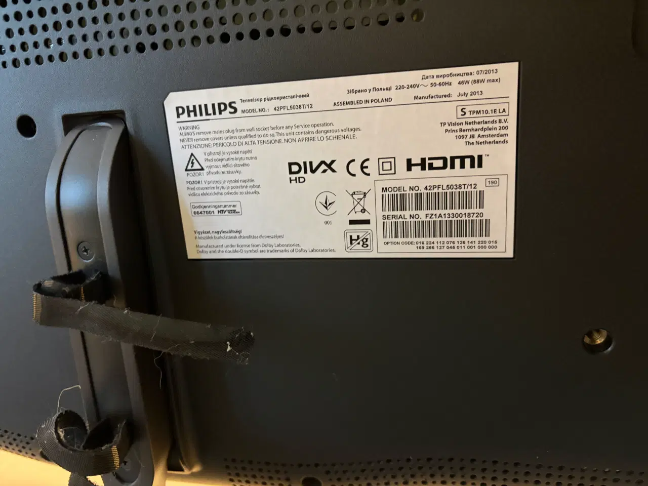 Billede 2 - 40” Phillips TV sælges!