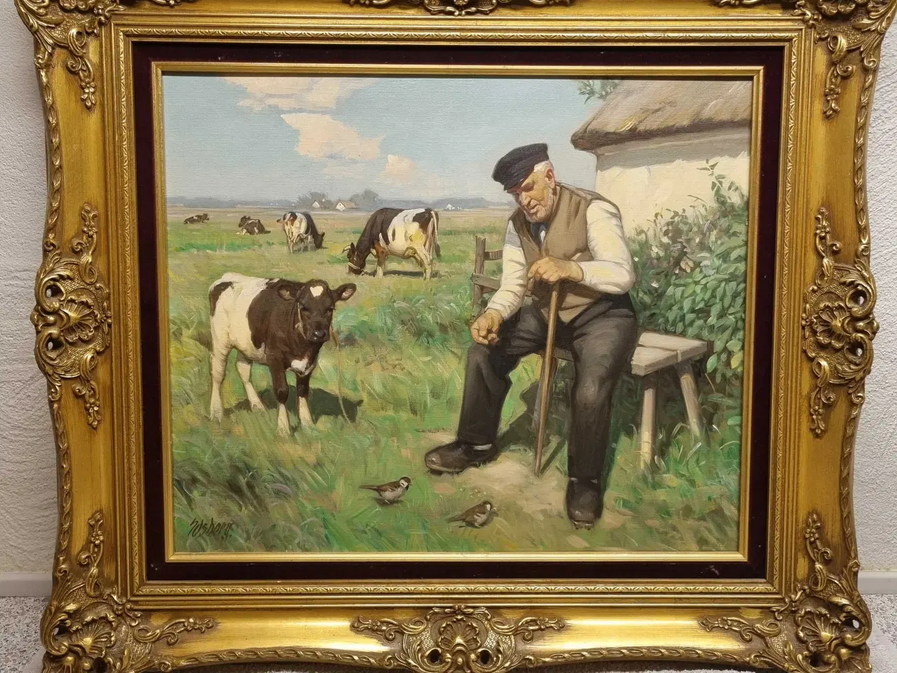 Billede 1 - Knud Edsberg maleri