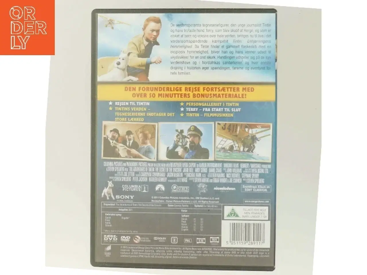 Billede 3 - Tintin - Enhjørningens Hemmelighed med Skræddersyet stemmeværk (DVD)