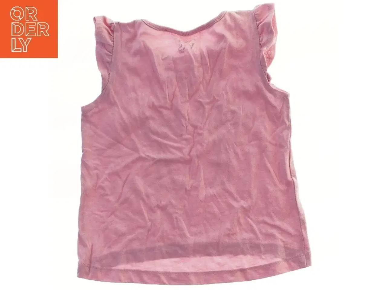 Billede 2 - Børne T-shirt med flamingomotiv fra VRS (str. 98)