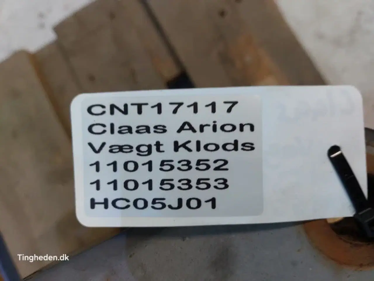 Billede 12 - Claas Arion Vægtklods 11015352