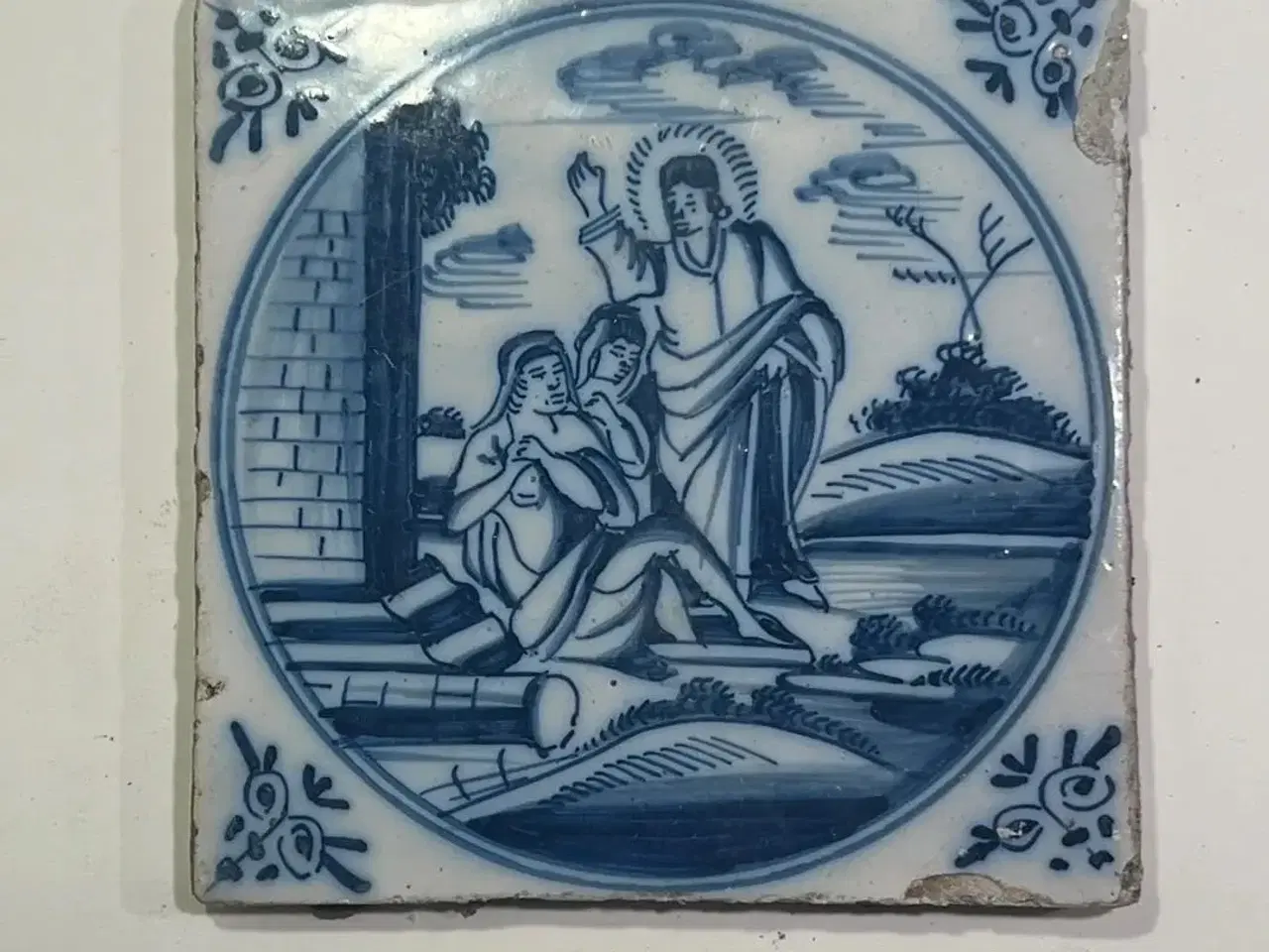 Billede 11 - Hollandske Delft klinker med religiøse motiver