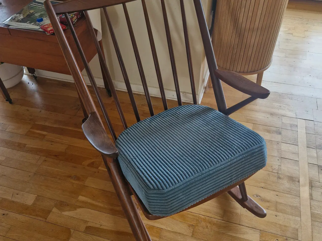 Billede 1 - Teaktræ gyngestol 