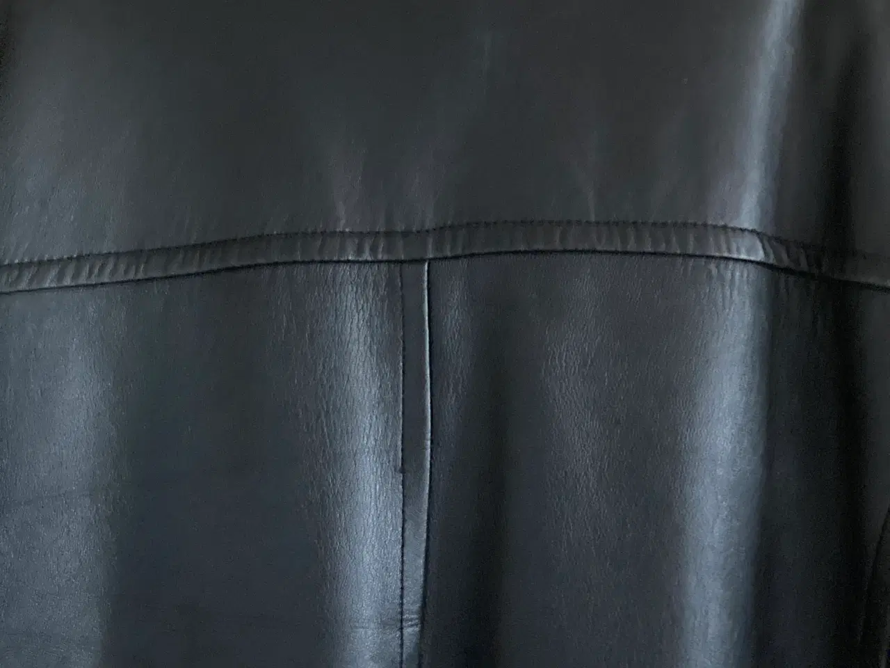 Billede 6 - Sort skind Jakke, str. XXL