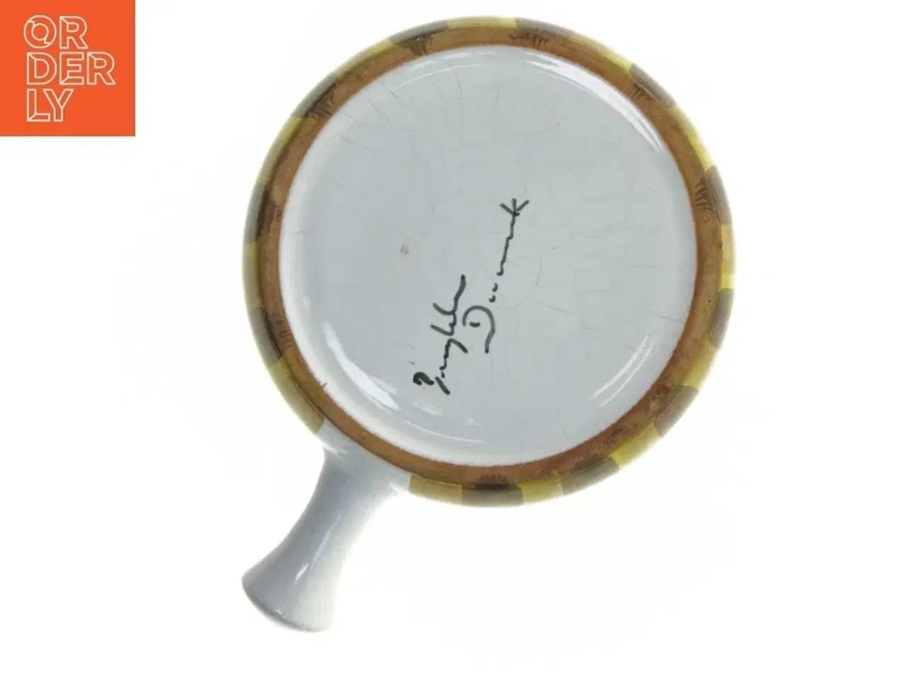 Billede 4 - Keramisk skål med håndtag (str. Ø 15 cm)