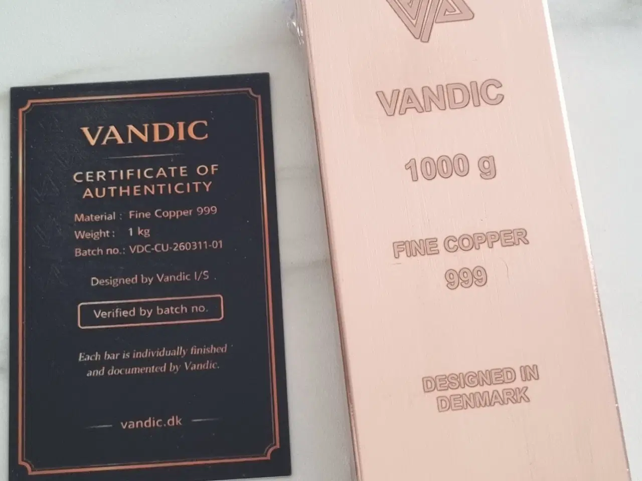 Billede 1 - Kobberbarre/kobber