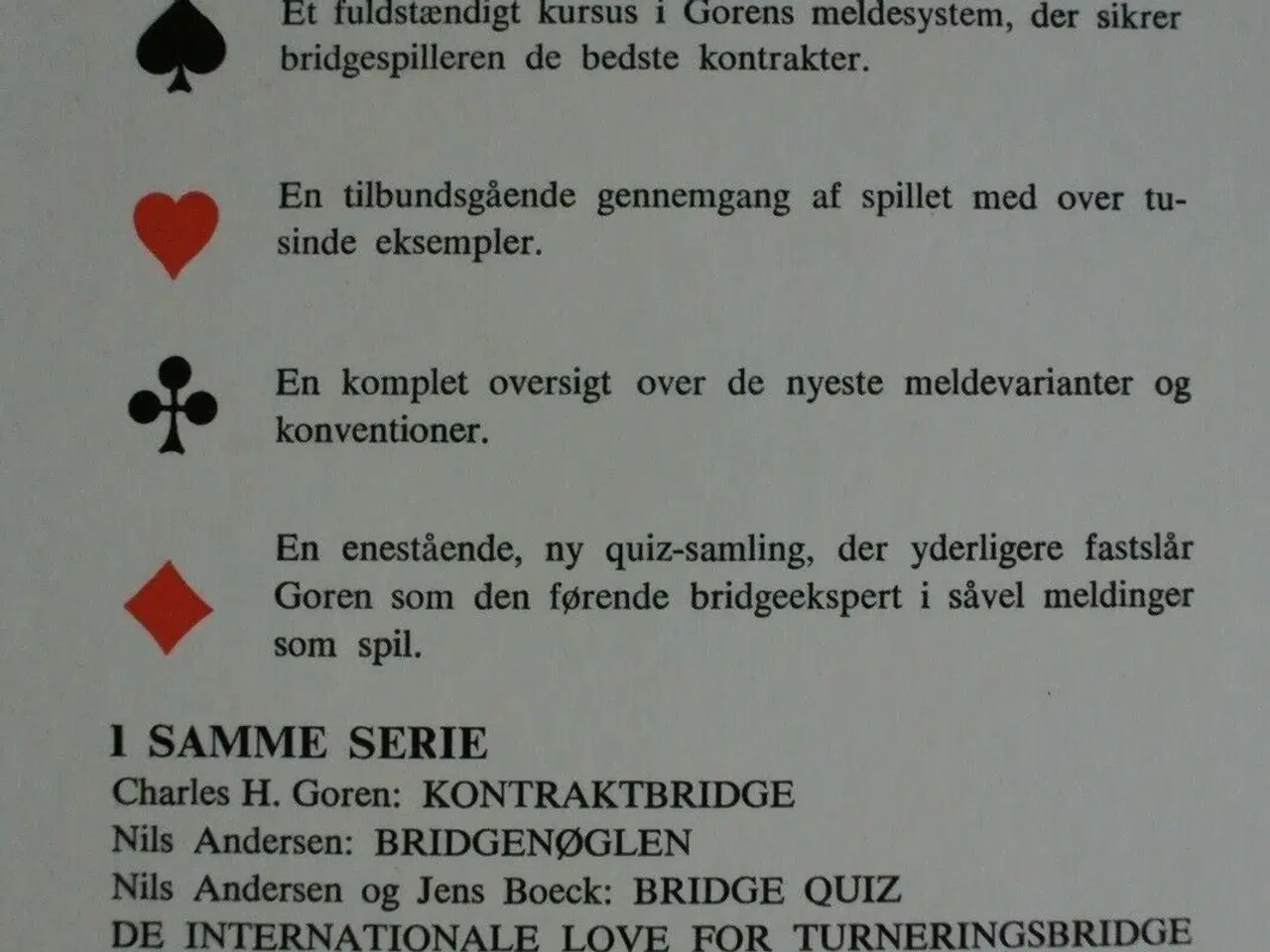 Billede 2 - gorens store bridgebog, af charles h. goren, emne: