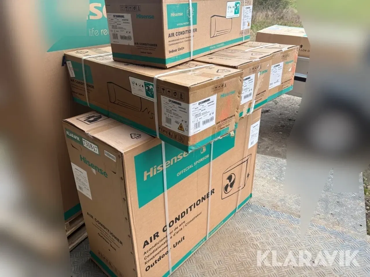 Billede 1 - Varmepumpe Hisense 4AMW81U4RAA luft til luft - multisplit 4