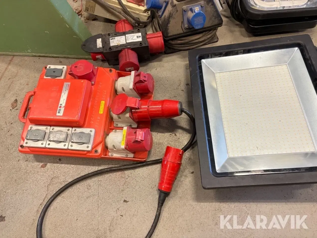 Billede 12 - Lot Eltavler og arbejdslamper