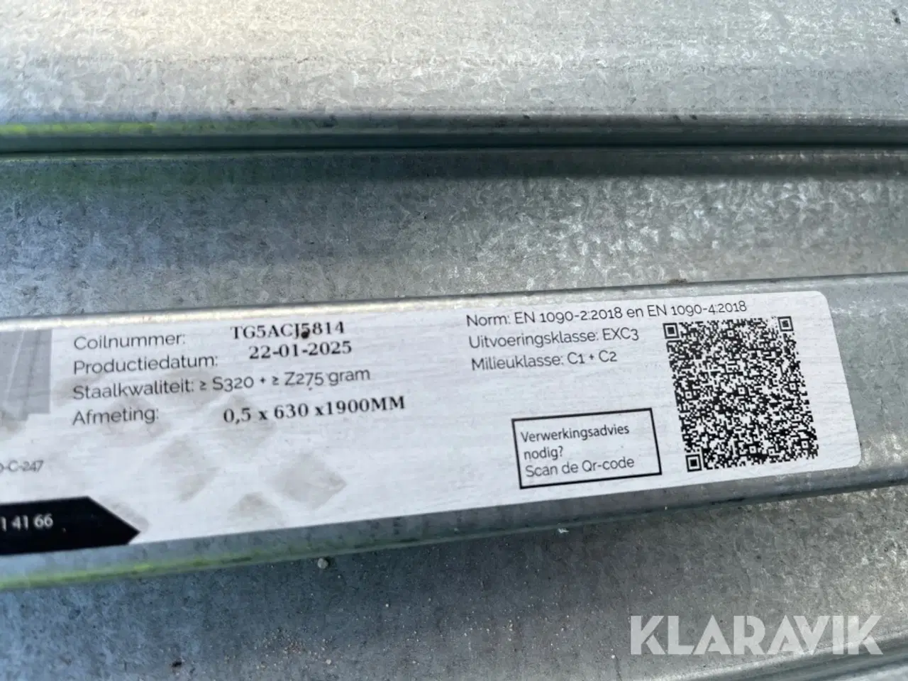 Billede 4 - Svalehaleplader Duofor 0,5x630x1900mm 8plader