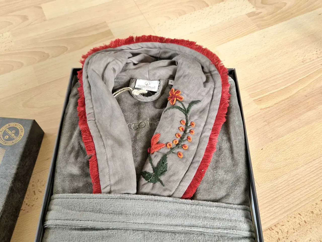 Billede 2 - Super flot badekåbe I økologisk bomuld