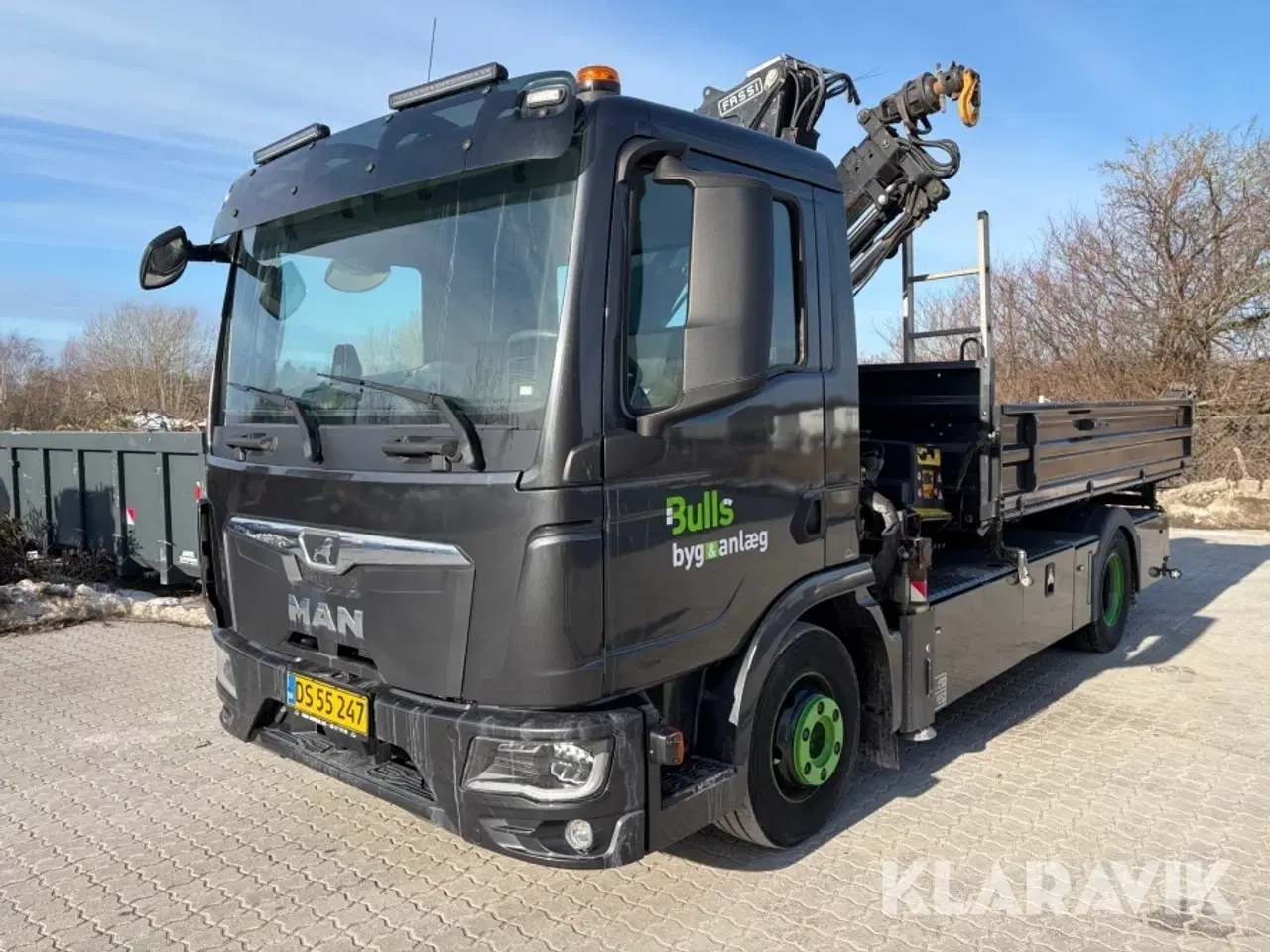 Billede 1 - Lastbil MAN TGL 12.4 4X2 BL med Fassi F85 Kran og Tiplad
