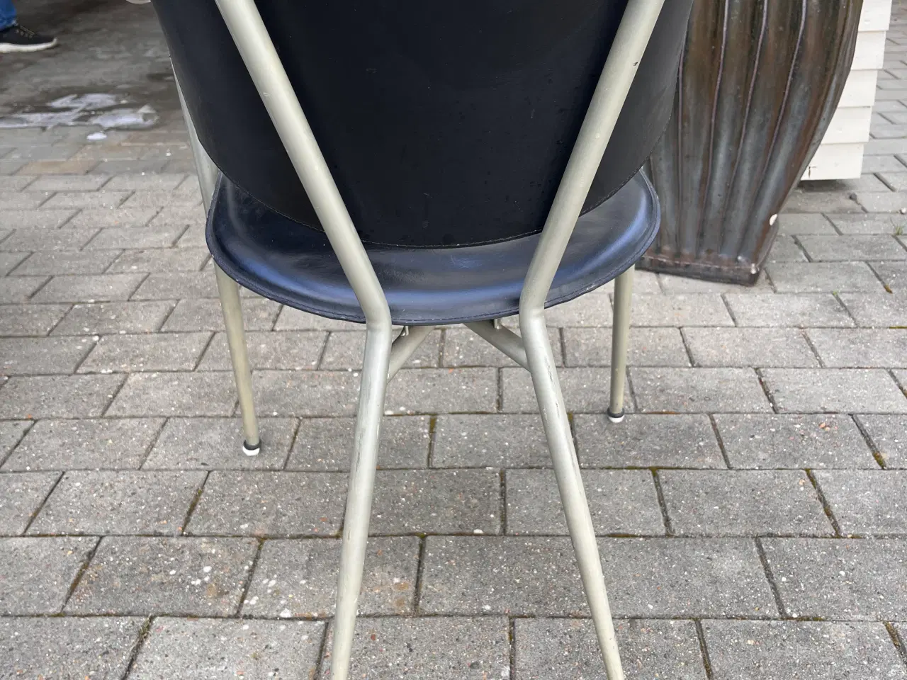 Billede 1 - Spisebords stole m læder
