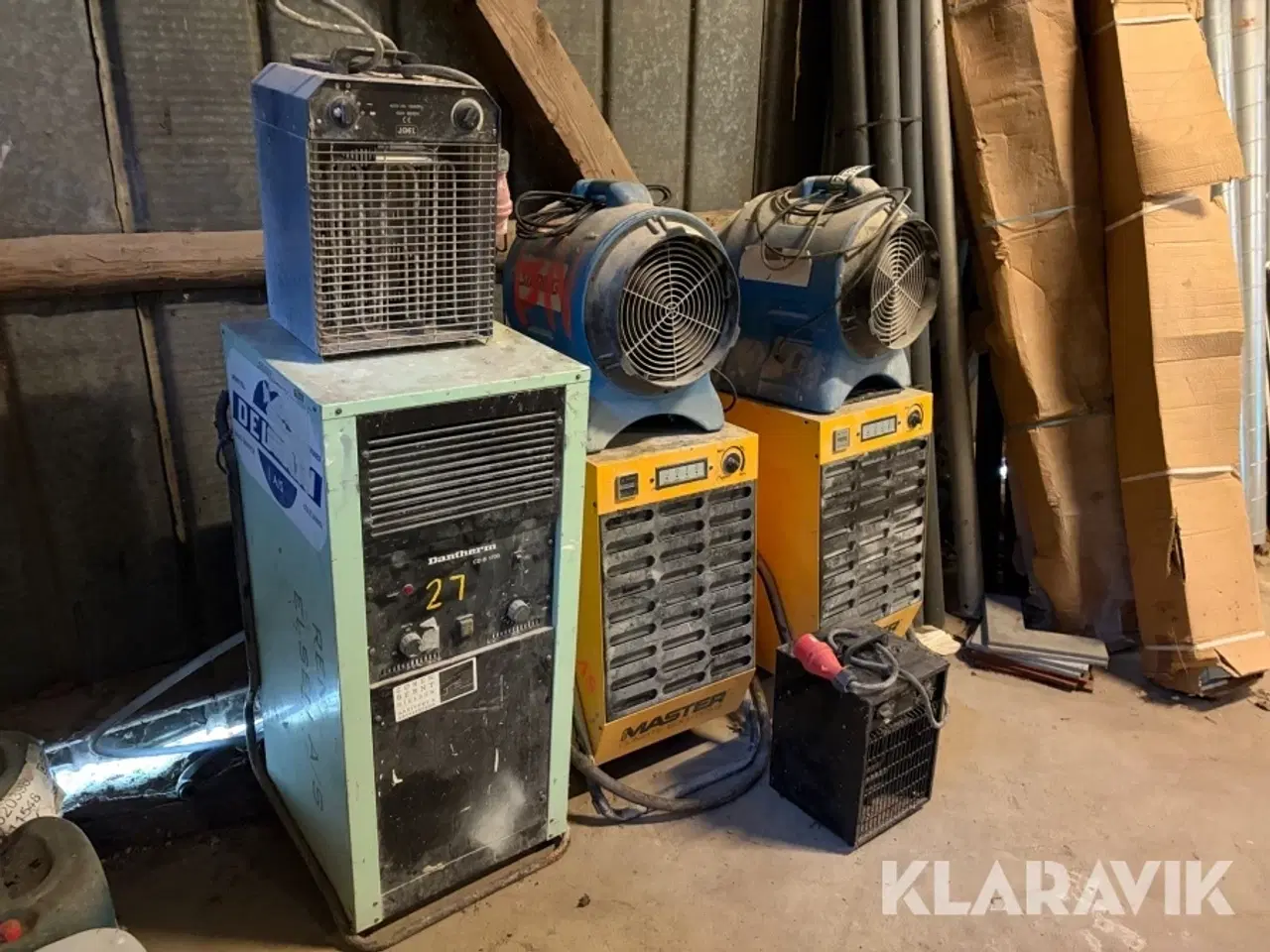 Billede 1 - Lot med ventilatorer og affugtere Master / Staring